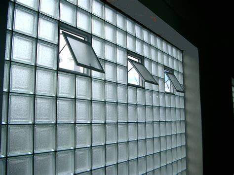 Coloured glass blocks